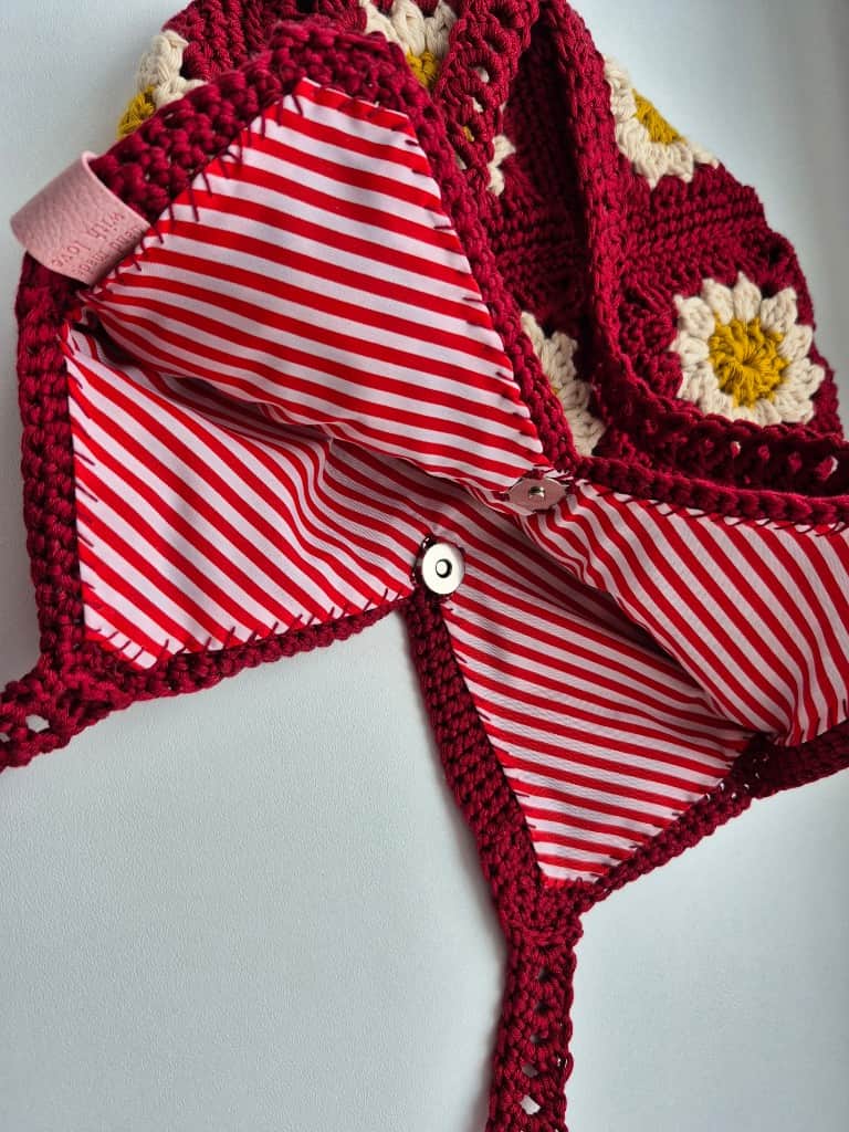 Tamborēta Daisy somiņa