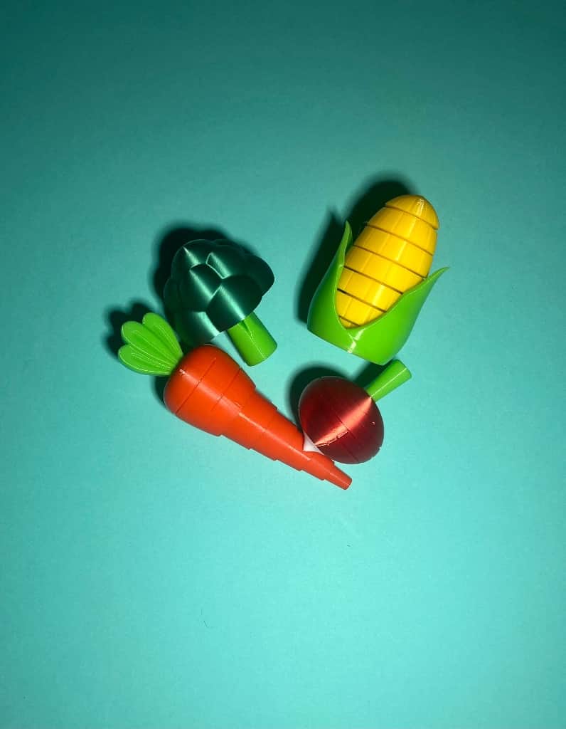 Montesori sensorie dārzeņi bērniem. 