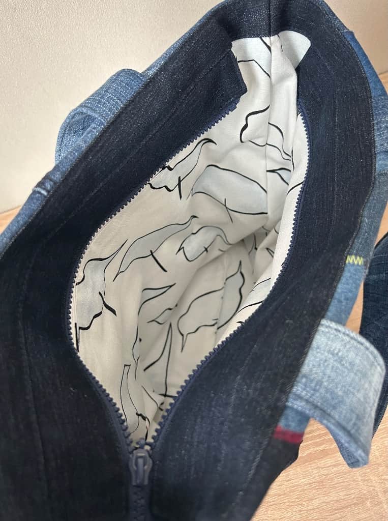 Džinsa soma “Putni”