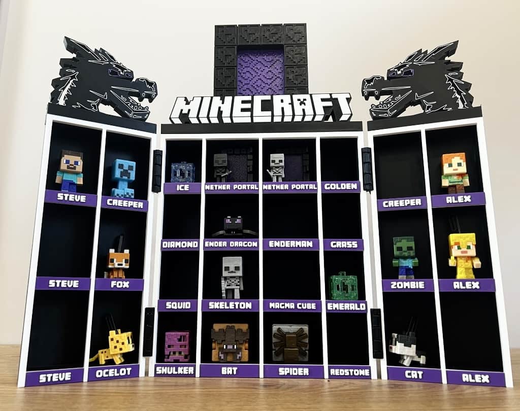 Minecraft vitrīna / Kinder Joy / Funko Pop