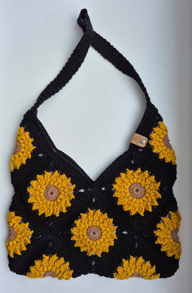 Tamborēta Sunflower soma