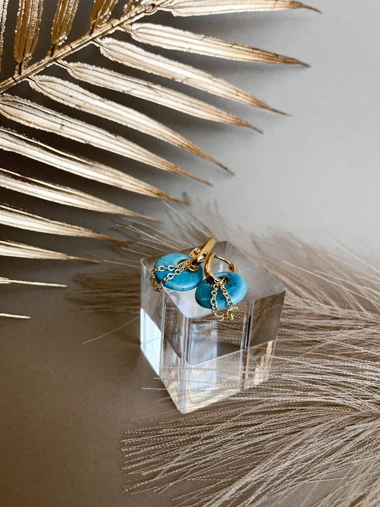 Zili pārveidojami auskari 4in1