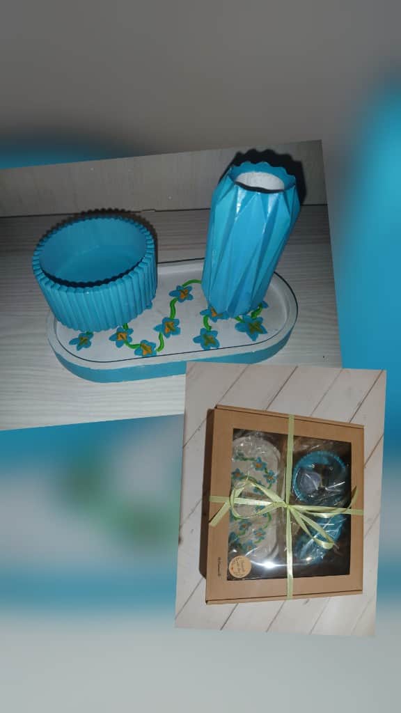 Dekoratīvo ģipša trauku komplekts