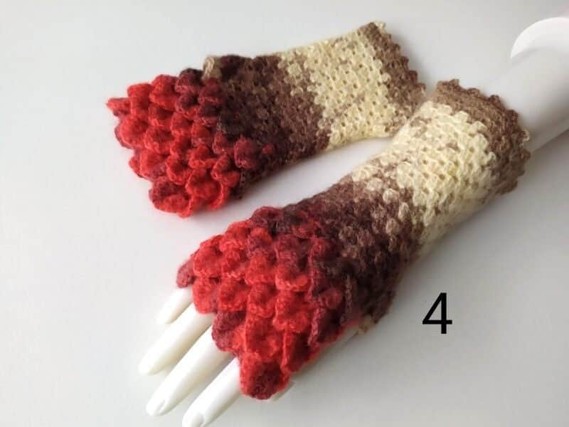 Sieviešu bezpirkstu cimdi, roku sildītāji ,,Dragon"