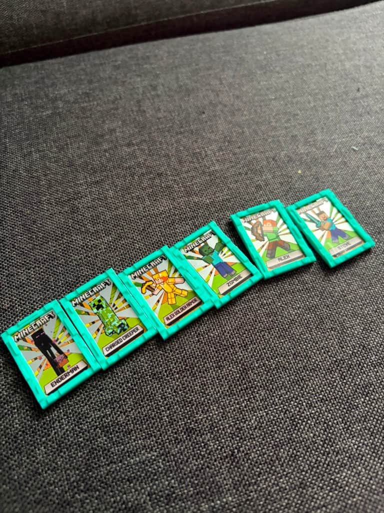 Rāmīši Minecraft kārtīm (3 gab iepakojumā)