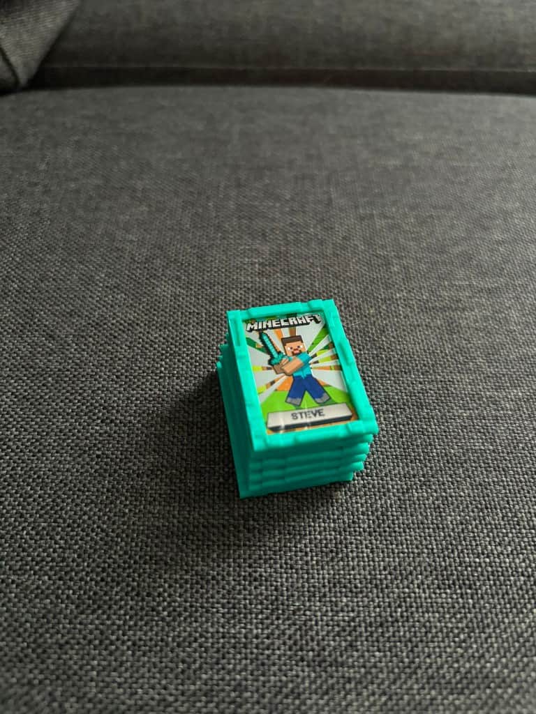 Rāmīši Minecraft kārtīm (3 gab iepakojumā)