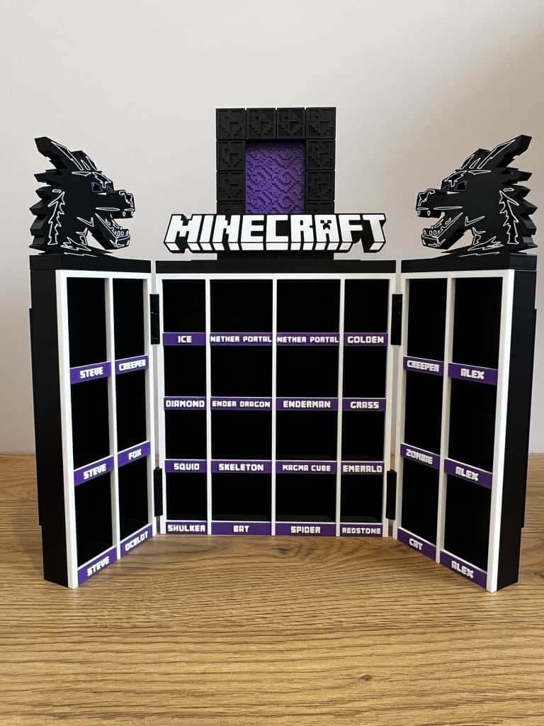 Minecraft vitrīna / Kinder Joy / Funko Pop