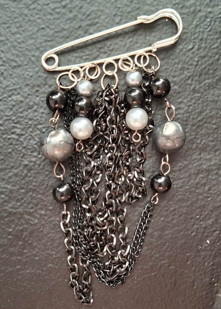 Modīgas piespraudes, kas piešķirs jūsu tērpam īpašu raksturu.