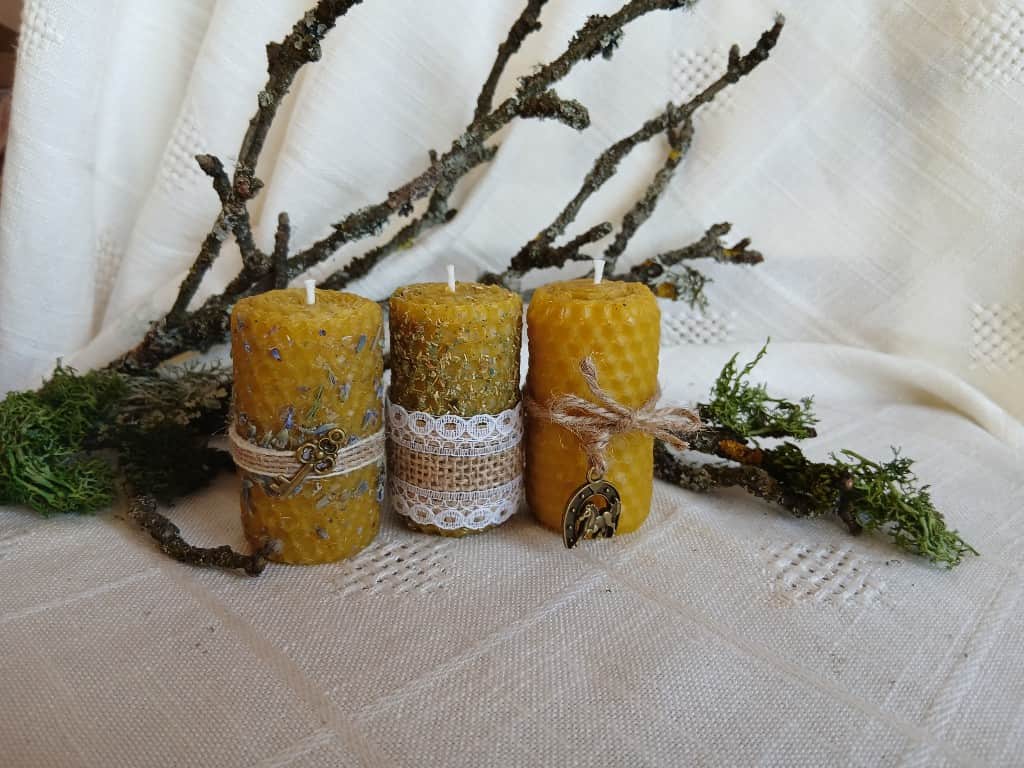 Sveces Bišu vaska komplekts