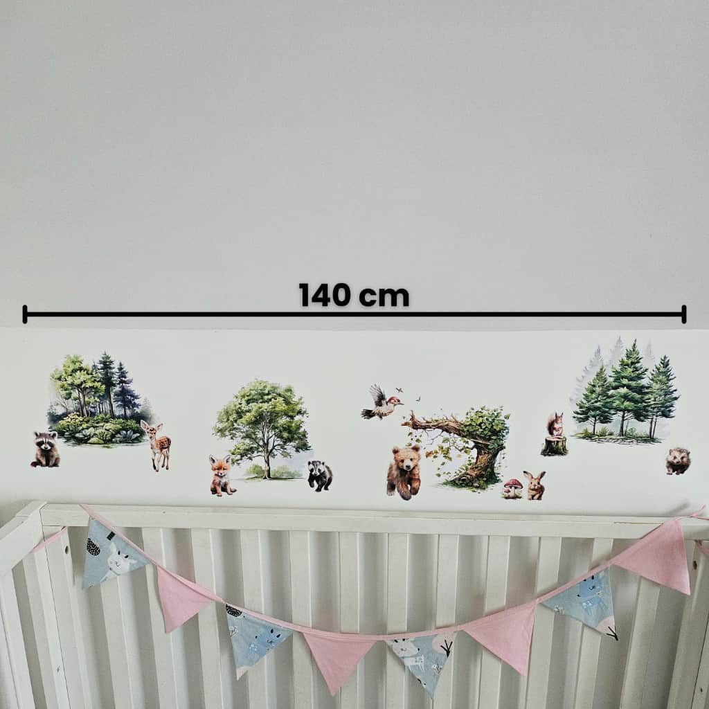 Līmpapīra uzlīmes "Meža dzīvnieki"