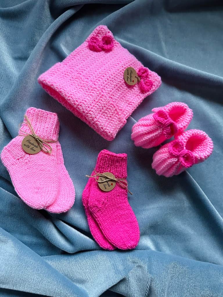 Adīts komplekts jaundzimušajai  KAĶĒNS