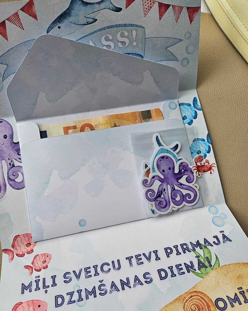 Personalizējamas naudas kartītes bērniem