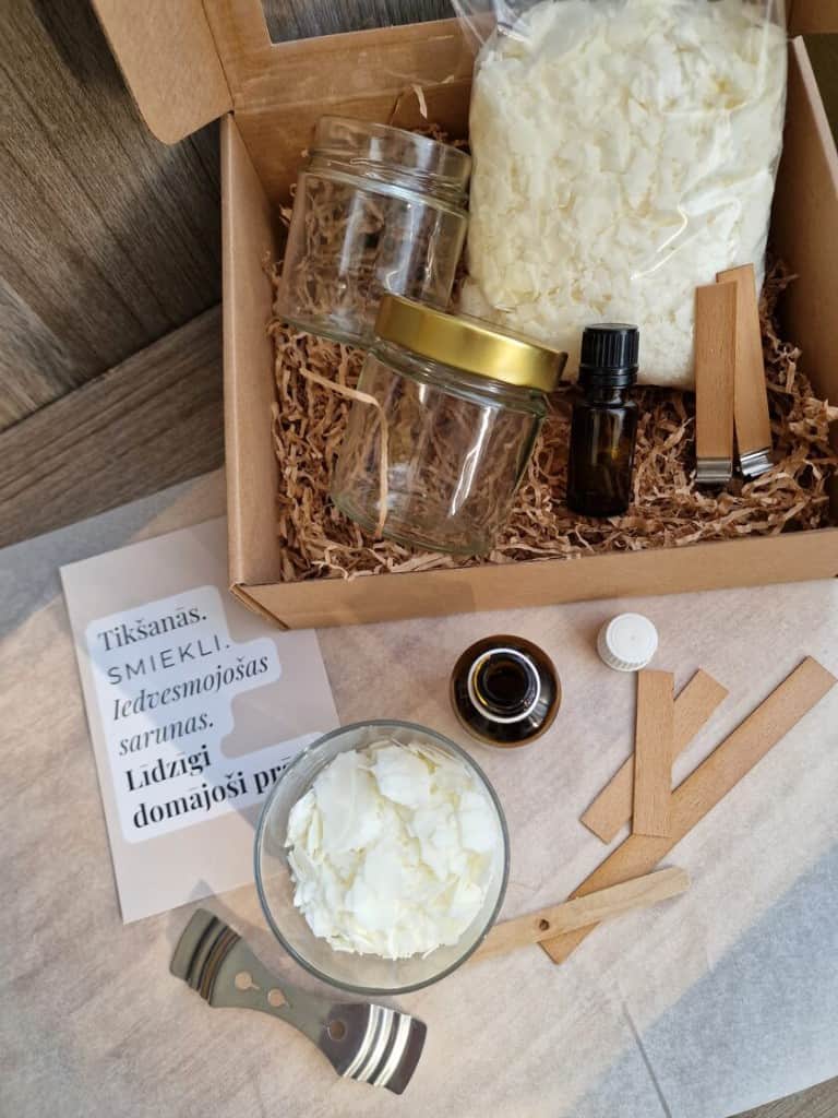 Sveču liešanas komplekts