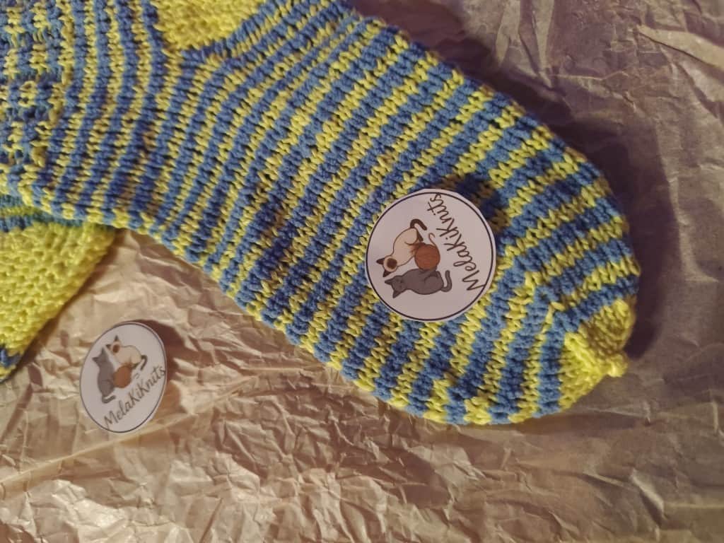 KiKnits zeķes Klasikās strīpas 26-27 izmērs