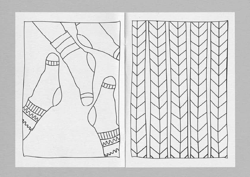 Adītāju krāsojamā grāmata | Krāsojamā grāmata adītājai |