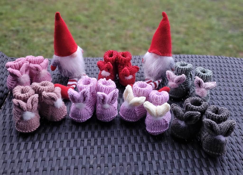 Merino vilnas zābaciņi.