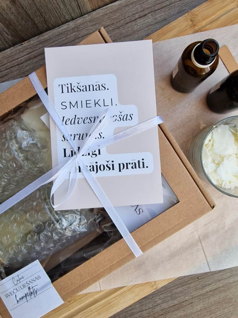 Sveču liešanas komplekts