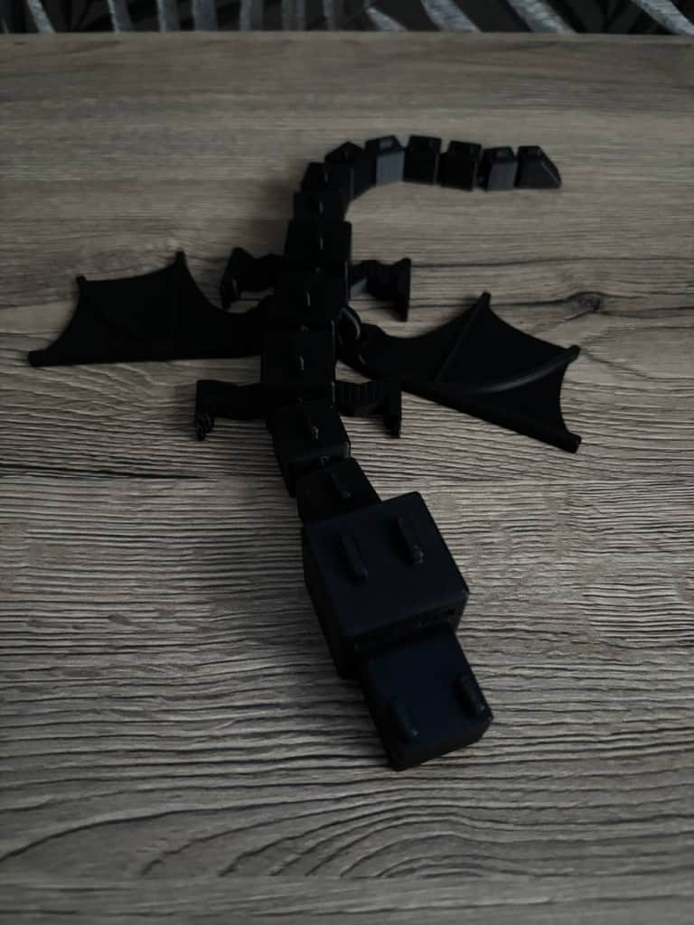 Minecraft Ender Dragon, pilnībā artikulēts