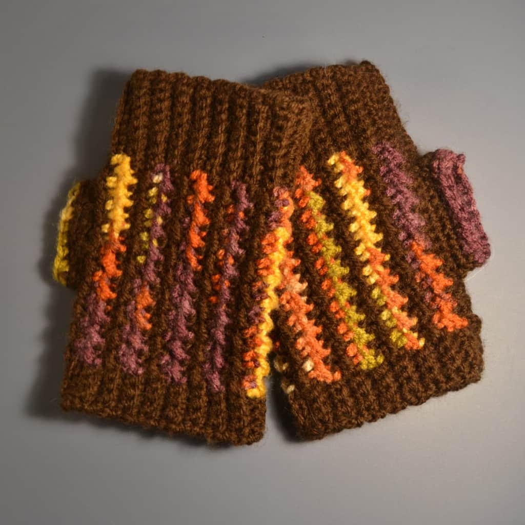 tamborēti roku sildītāji