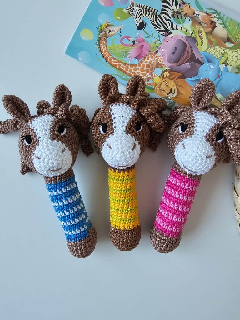 Tamborēts grabulis zirdziņš 