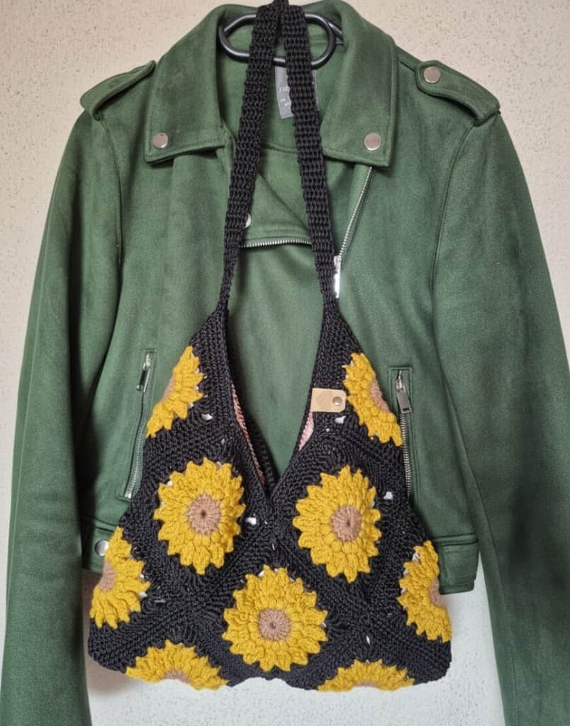 Tamborēta Sunflower soma