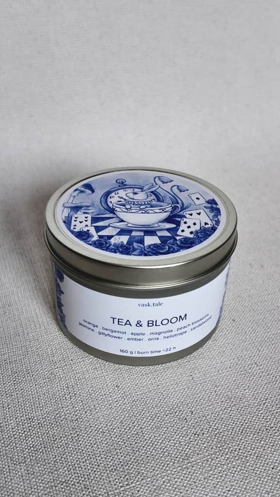 Sojas vaska svece "Tea&Bloom"