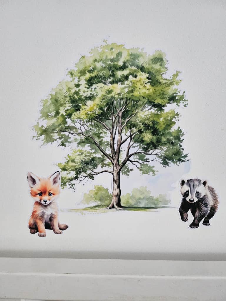 Līmpapīra uzlīmes "Meža dzīvnieki"