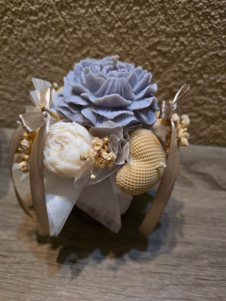 Svece "Peonija" pušķis