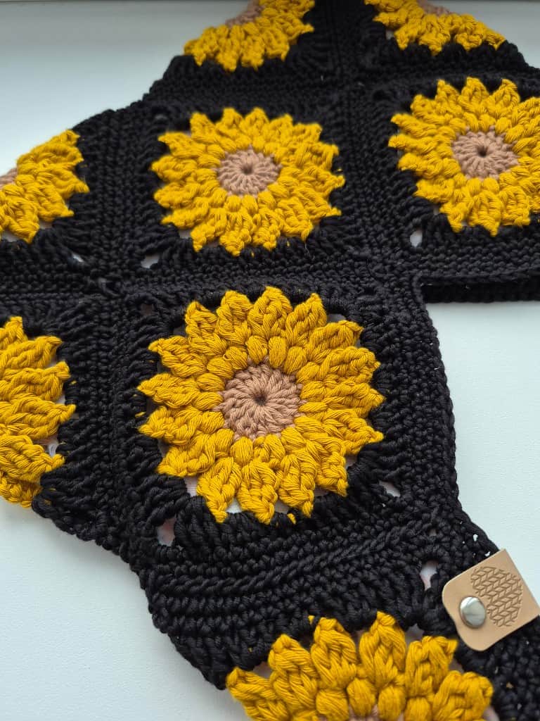 Tamborēta Sunflower soma