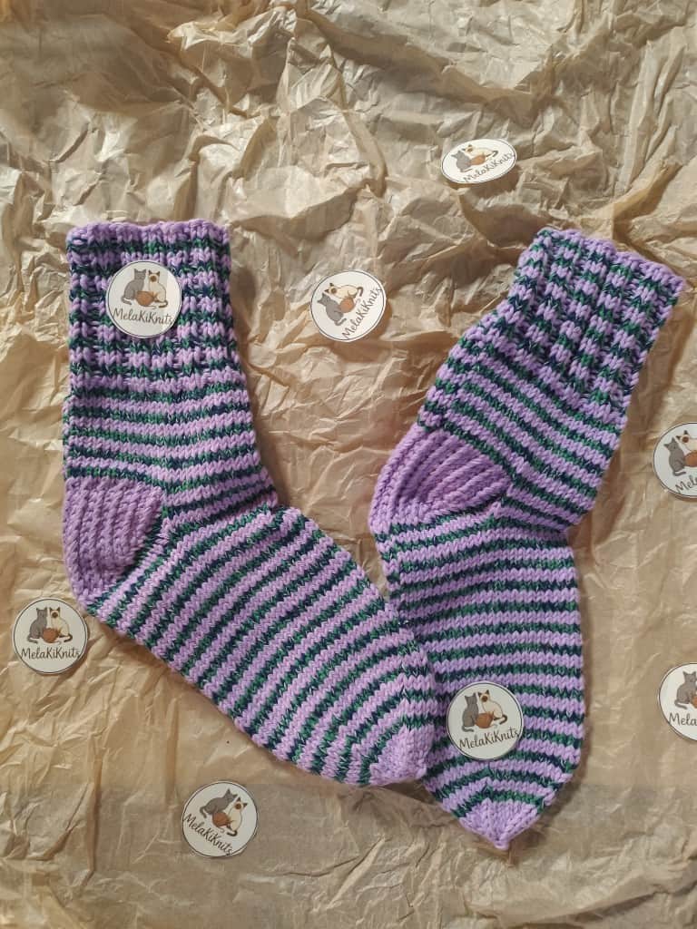 KiKnits zeķes Klasikās strīpas 28-29 izmērs