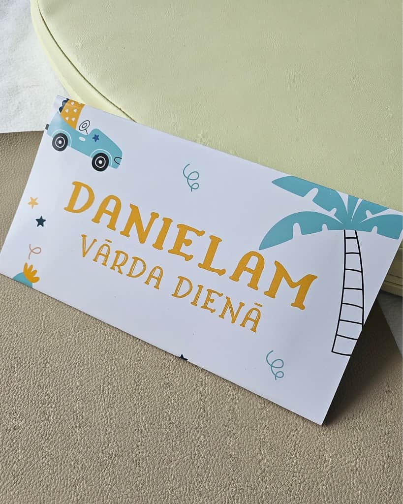 Personalizējamas naudas kartītes bērniem