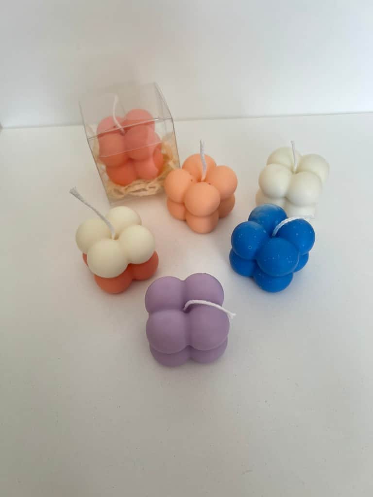 Sojas vaska mini burbuļsveces