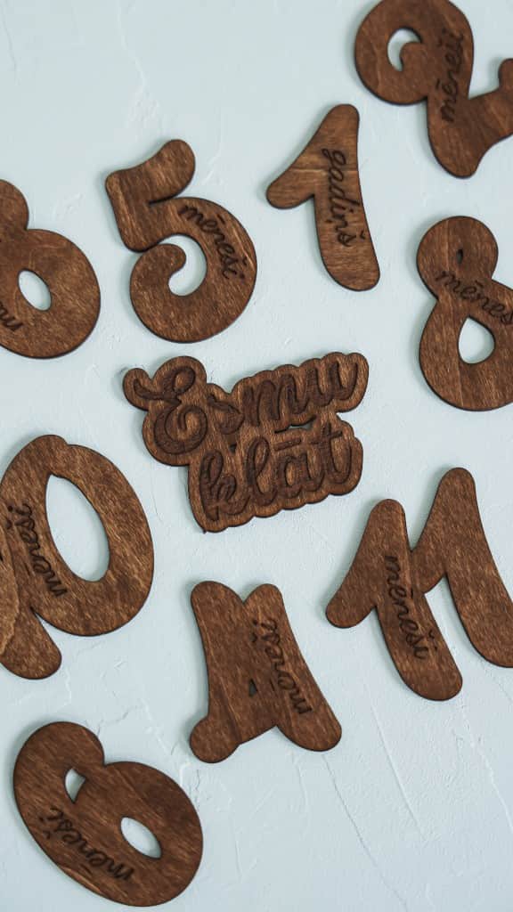 Mēneškartītes - Cipariņi