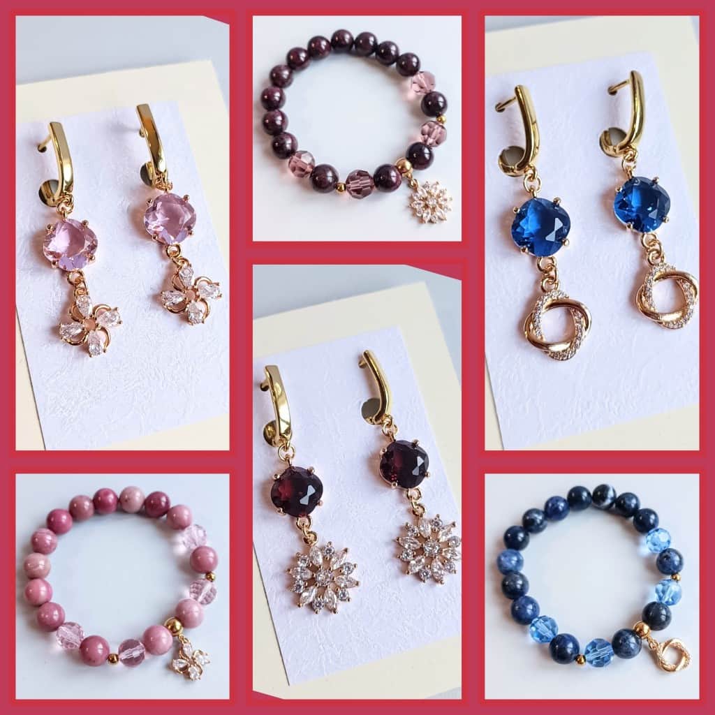 Komplekts auskari un aproce Sirsniņa uc