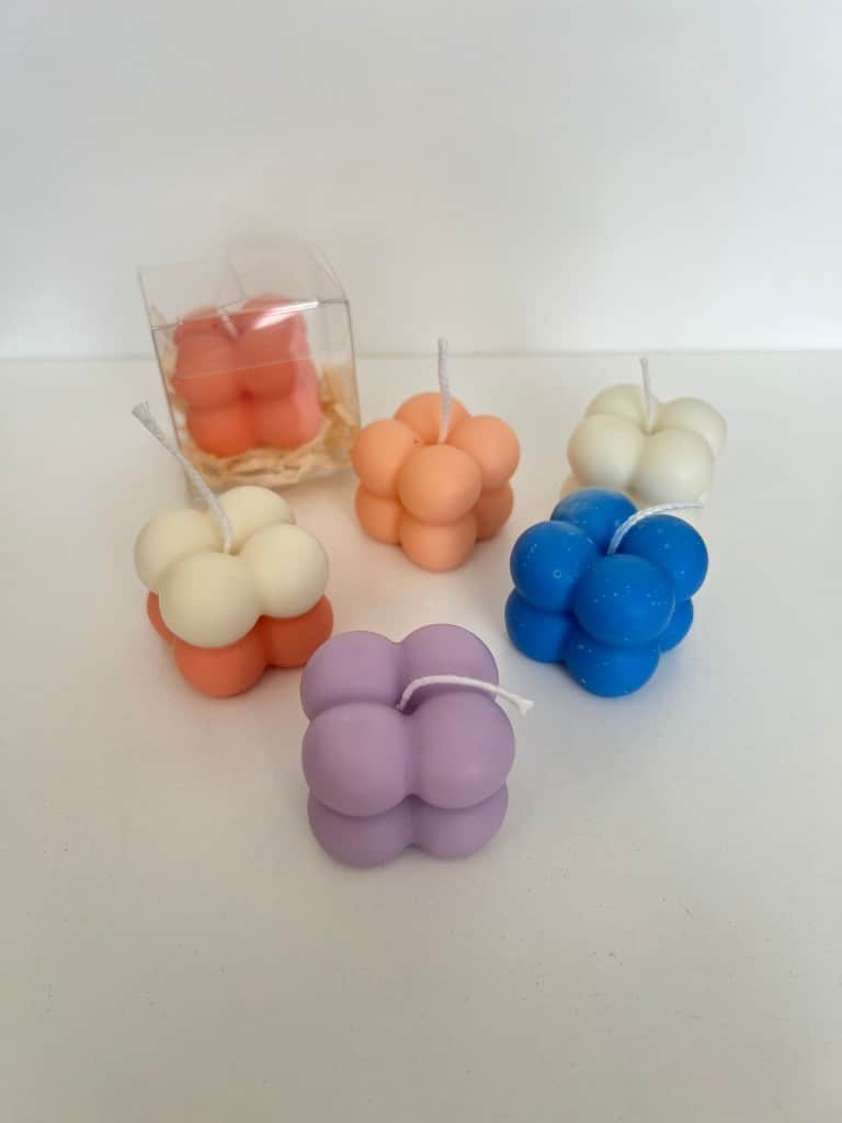 Sojas vaska mini burbuļsveces