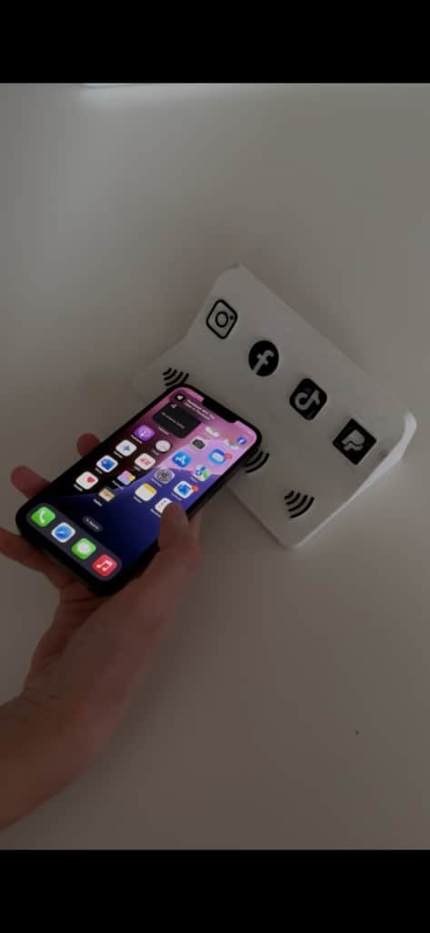 NFC stends - tirdziņiem, izstādēm, pasākumiem