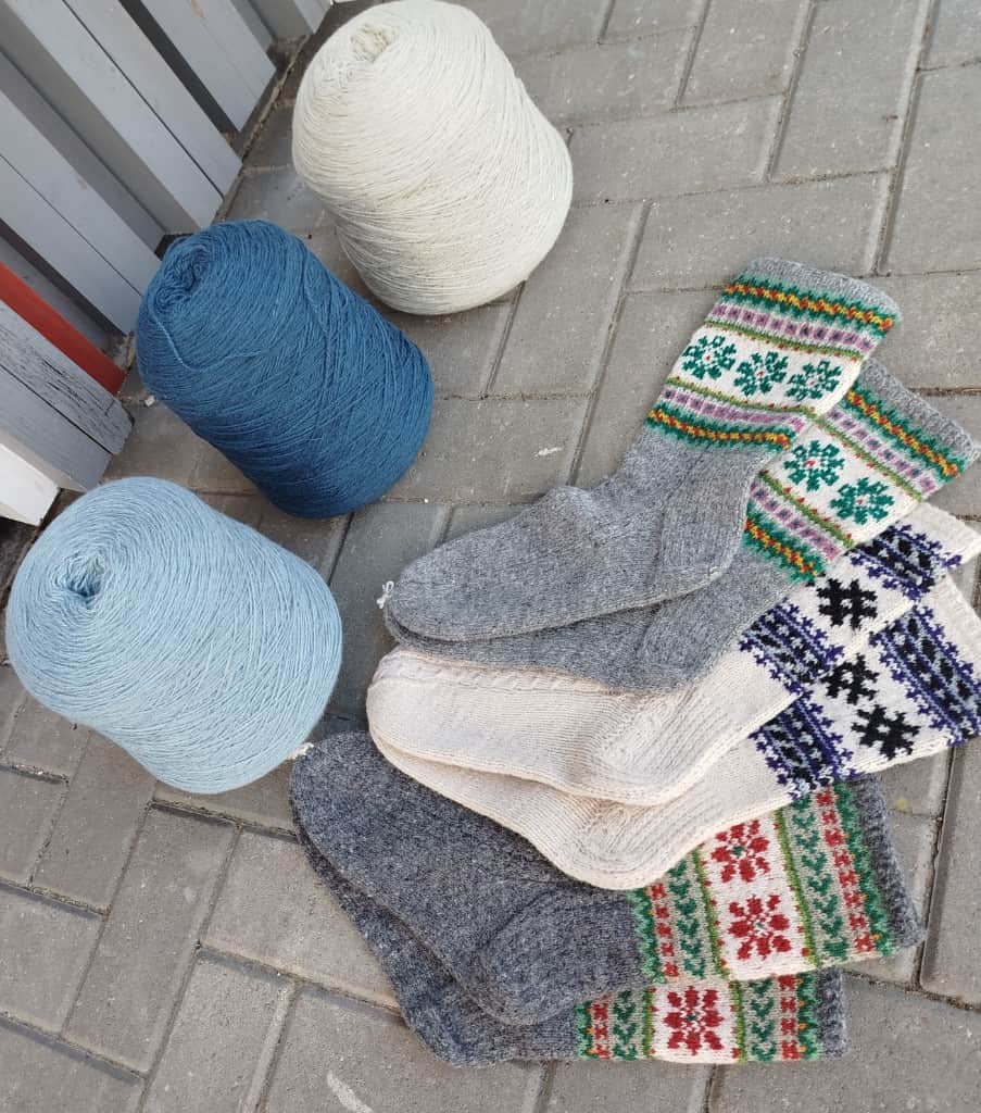 Vīriešu tautiskās zeķes 