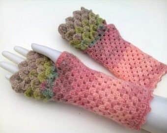 Sieviešu bezpirkstu cimdi, roku sildītāji ,,Dragon"