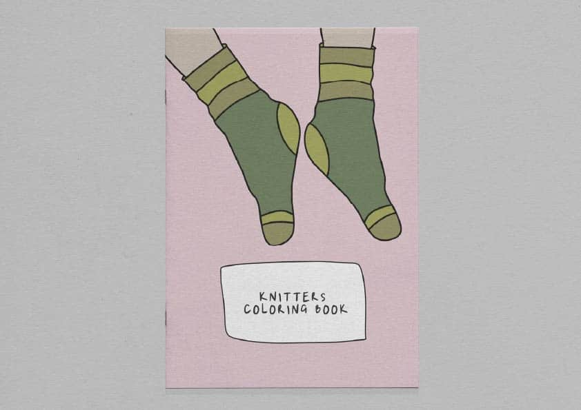 Adītāju krāsojamā grāmata | Krāsojamā grāmata adītājai |