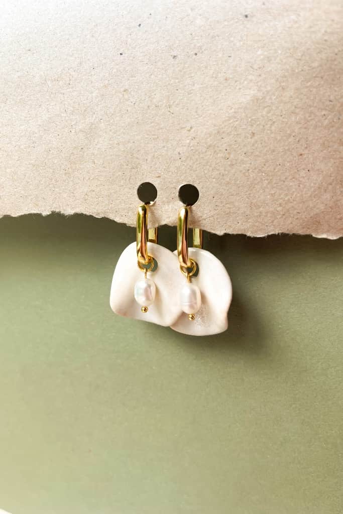 Pērļu transformējamie auskari