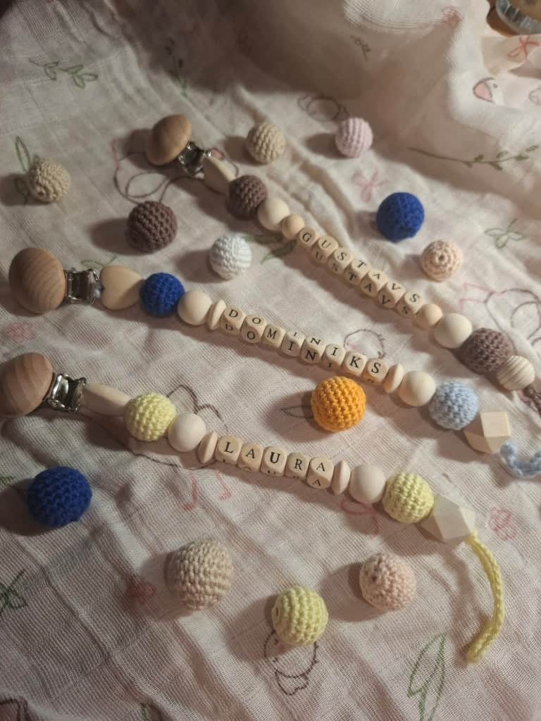 Knupīša turētājs ar vārdiņu 