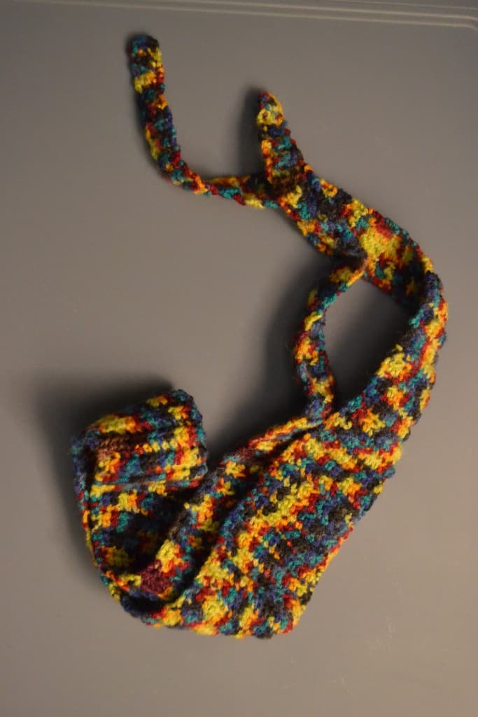 tamborēta mini šallīte